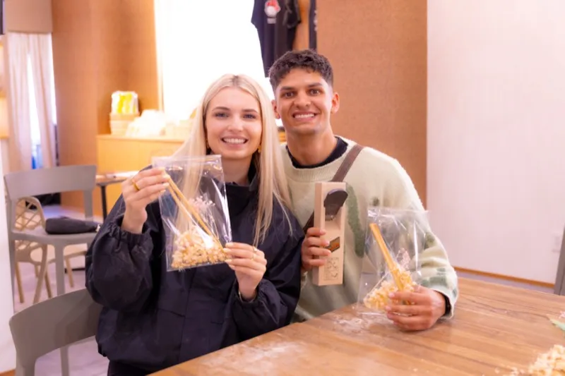 Personalized chopsticks as a souvenir